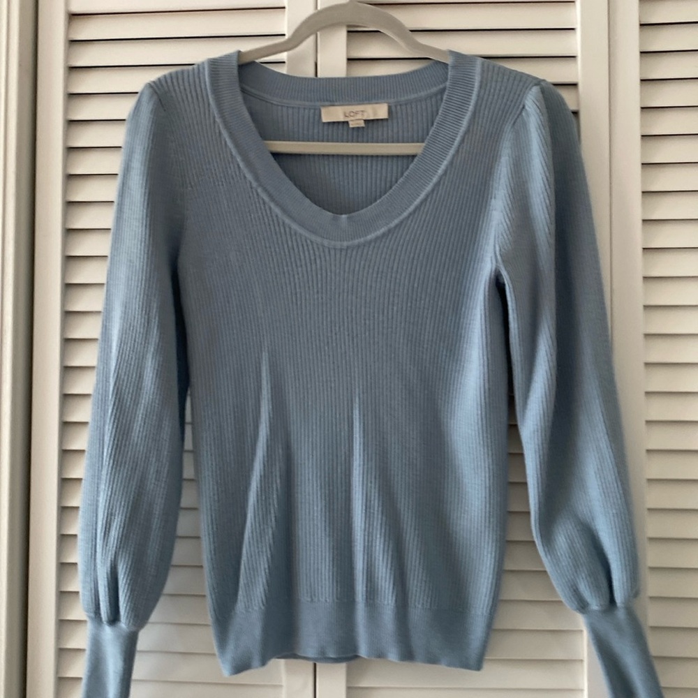Light blue Loft sweater